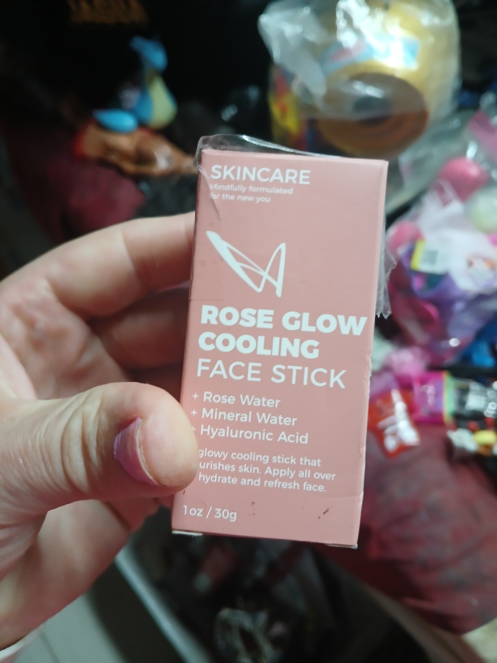 Rose Glow Cooling Face Stick — Pink Hydrating Stick